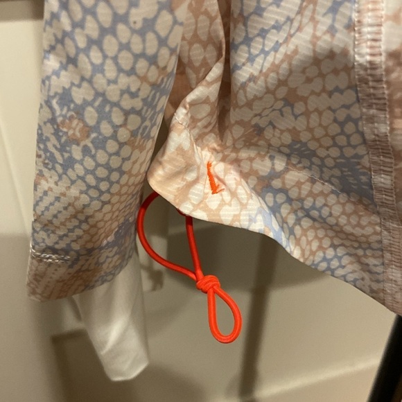 NWT Adidas Fast Running Jacket women’s tan blue X-Large #Gift - Picture 6 of 11